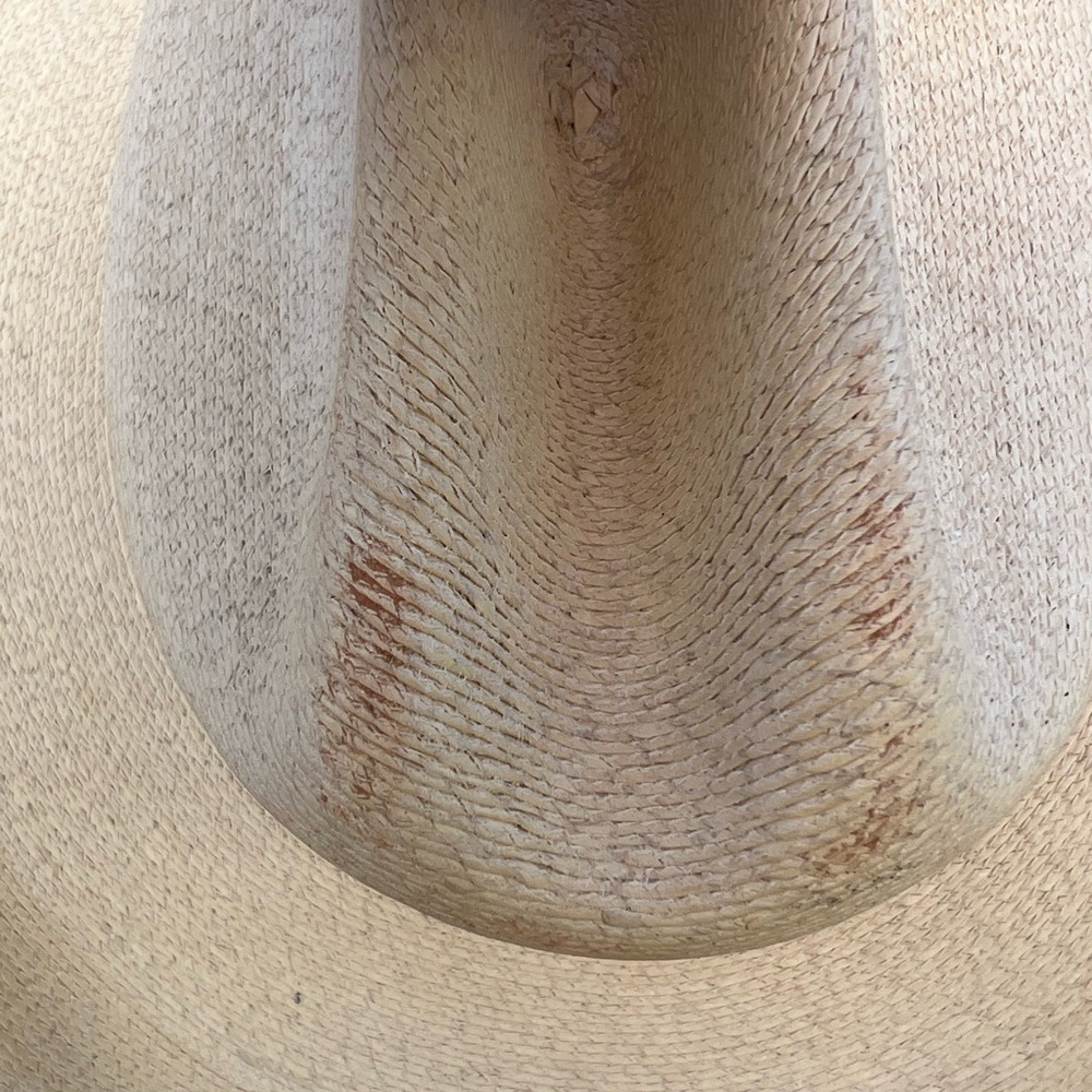 Dallas Hats Natural Straw Cowboy Hat size 7 1/2 - Picture 3 of 6